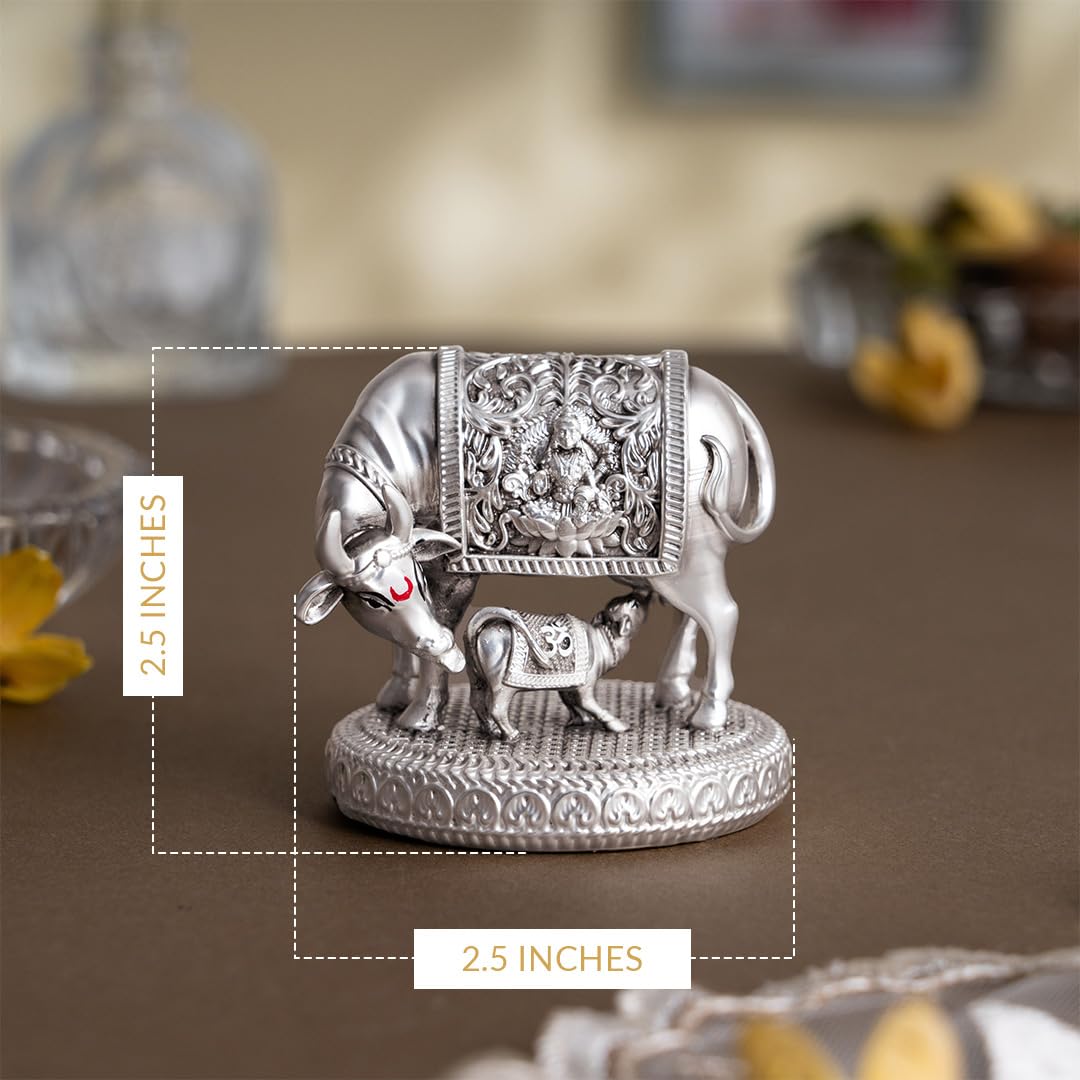 Kamdhenu Cow and Calf Statue