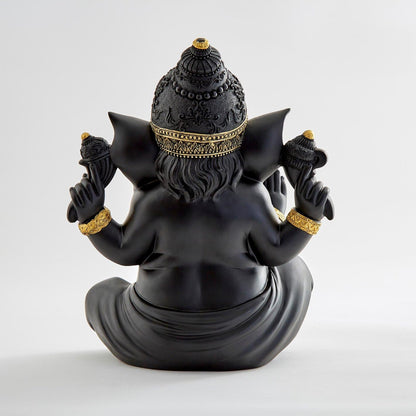 Ganesha Statue - Black Edition