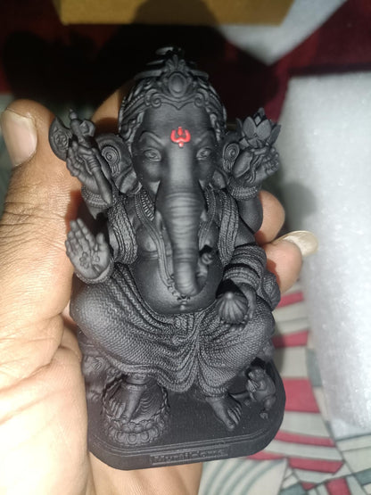 Ganesha Statue - Black Edition