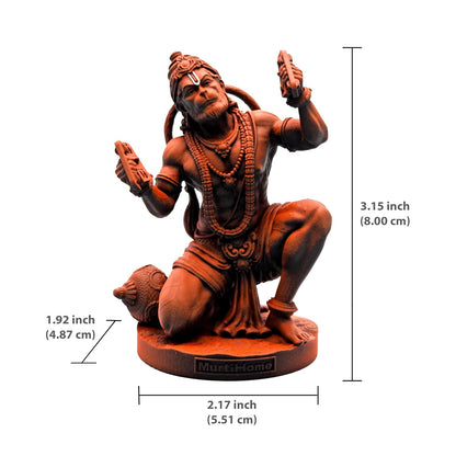 Ram Rasik Hanuman Idol - Sindoor